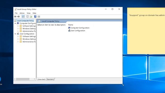 Group Policy at Local PC Level. Domain Admin Privileges. Tech Support Tutorial. смотреть онлайн