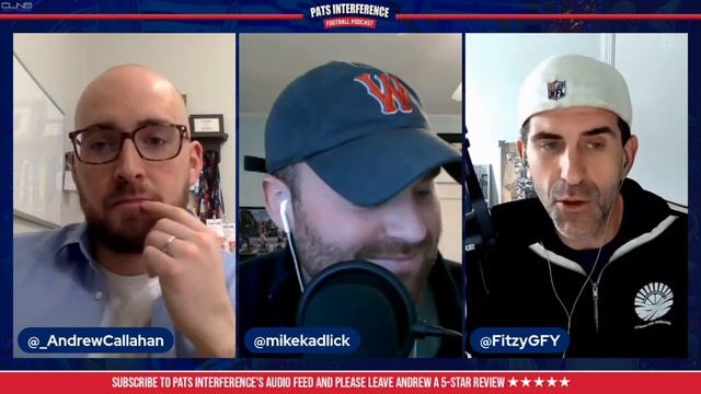 3 Patriots Mock Drafts with Fitzy and Mike Kadlick | Pats Interference Podcast смотреть онлайн