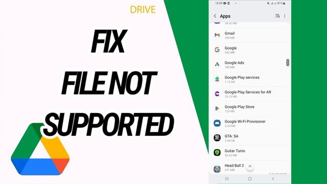 How To Fix And Solve File Not Supported On Google Drive смотреть онлайн