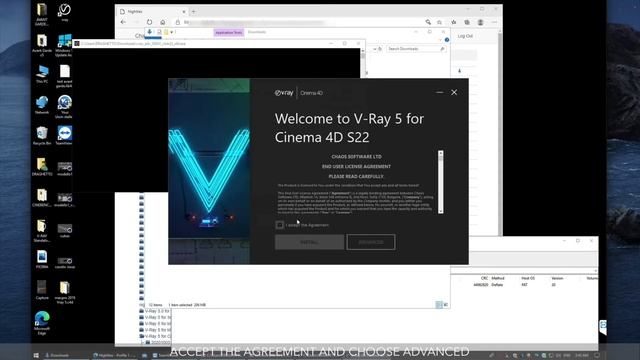 How to install Vray 5 for Cinema4D Beta on Windows смотреть онлайн