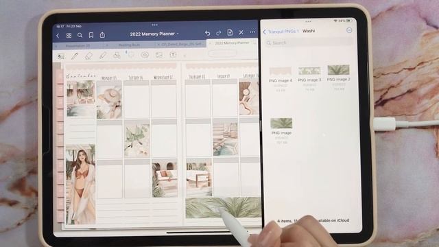 🏝 Digital Memory Plan With Me 🏝 September Vacay | Digital Planning on the iPad Pro смотреть онлайн