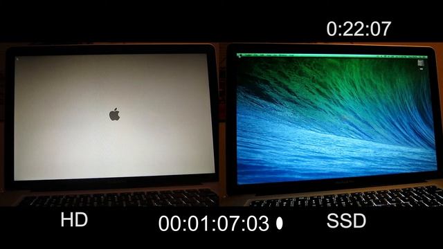 MacBook Pro HD to SSD Speed Test смотреть онлайн