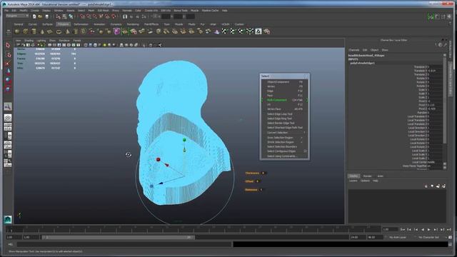 Mudbox2Maya: 3d Print Workflow Part 2 смотреть онлайн