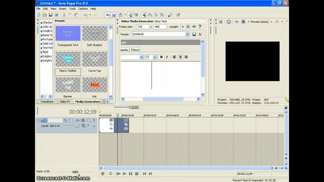 Sony Vegas Text Tutorial смотреть онлайн