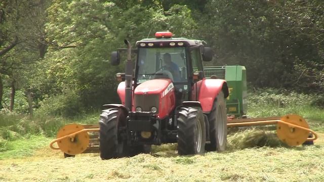 Silage Baling with Mac Attach, Elho Rake & McHale F550 Baler смотреть онлайн