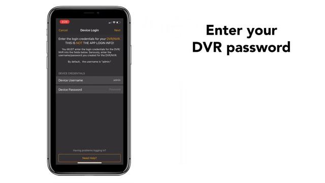 Night Owl X App - Initial Setup (iOS) смотреть онлайн