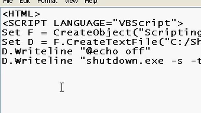 Shutdown PC with Notepad смотреть онлайн