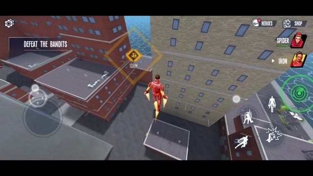 Spider Fighter 3 Gameplay Walkthrough Part 2 - Bank (Android, iOS) смотреть онлайн