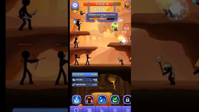 Stickdom Idle: Taptap Titan Clicker Heroes (Early Access)(Gameplay Android) смотреть онлайн