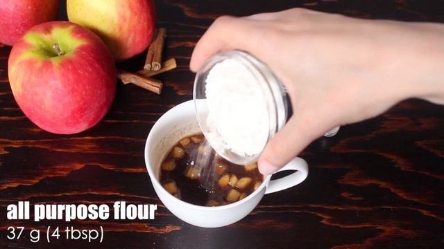 Apple Cinnamon Eggless Mug Cake | 1 Minute Microwave Cake | How Tasty Channel смотреть онлайн