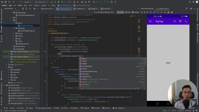 Jetpack Compose Scaffold