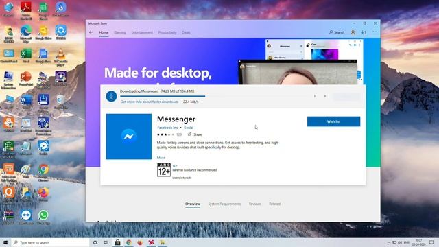 How to Download And Install Messenger App In Windows 10 Without BlueStacks смотреть онлайн