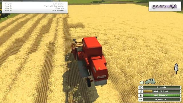 Farming Simulator 2013 Part 1 Let's harvest the field PC Gameplay 1440p смотреть онлайн