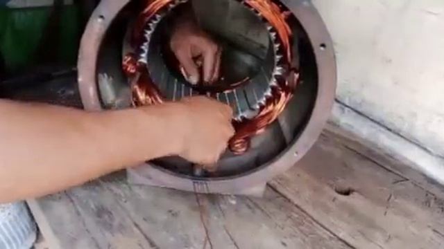 Cara Menggulung Dinamo 5000 Watt 1 PHASE...! смотреть онлайн