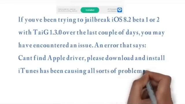 How to fix TaiG problem(Can`t find Apple Driver ) смотреть онлайн