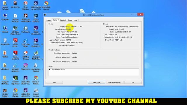 How to check graphics card memory in Windows 7,8,8.1,10, Vistas & 8 смотреть онлайн