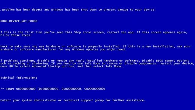 Windows 7 BSOD My Video #57 смотреть онлайн