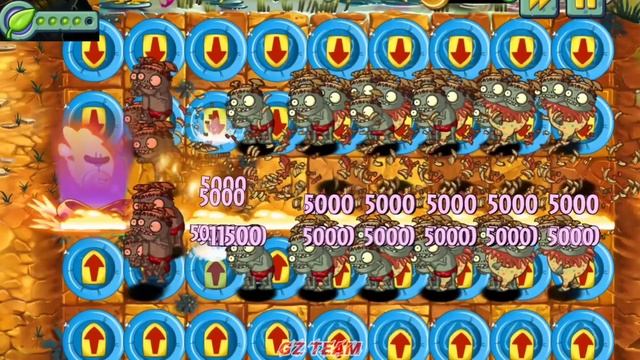 PvZ 2 Challenge - Plant & Vine Same Color Vs 999 Carnie Twins Imp Zombie смотреть онлайн