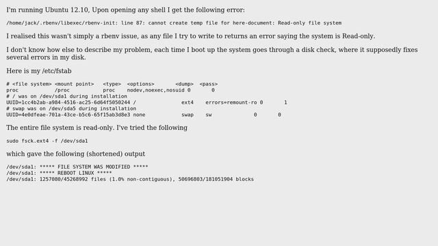 Read only file system (3 Solutions!!) смотреть онлайн