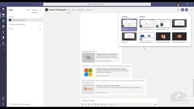 How To Share Your Screen in Microsoft Teams - Office 365 смотреть онлайн