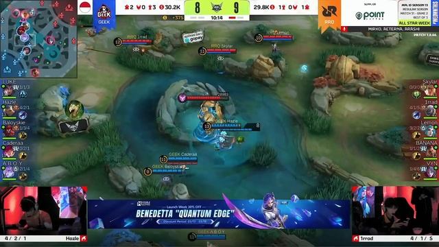 GEEK FAM VS RRQ HOSHI | GAME 2 MPL ID S13 WEEK 4 #mplindonesia #mpls13 #mobilelegends смотреть онлайн