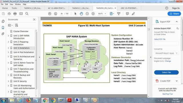 SAP HANA 2.0 SPS01 :Administration || HA200 ||-DAY 12|| SAP HANA ADMIN Tools смотреть онлайн