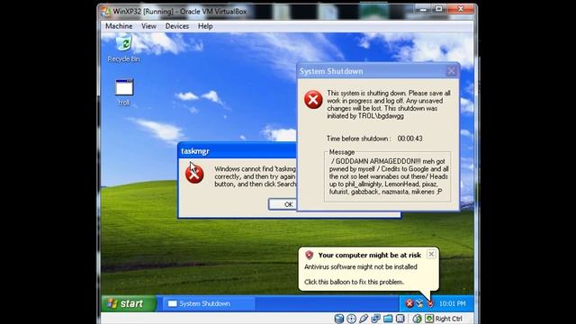 batch script crashing XP смотреть онлайн