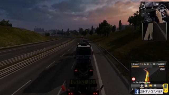 ETS 2 - OVERSIZED LOAD Milling Machine | India Wheel Cam Logitech G29 | смотреть онлайн