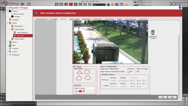 Configuring Sterile Zone Violation in Gladius VMS смотреть онлайн