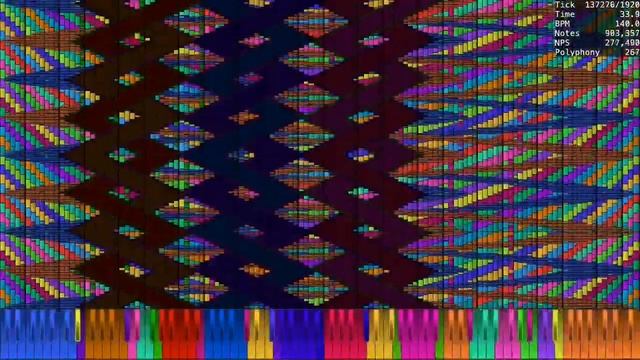 [Black MIDI] 16 billion midi (11 million) смотреть онлайн