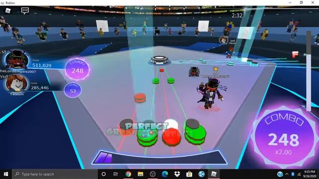 Robeats Bad Apple No Gear Run! - Roblox смотреть онлайн