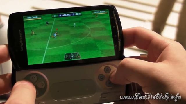 Demo gameplay FIFA 10 su Sony Ericsson Xperia Play смотреть онлайн