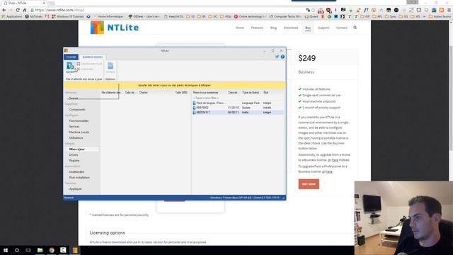 Intégrer des mises à jour Windows à un ISO avec NTLite смотреть онлайн