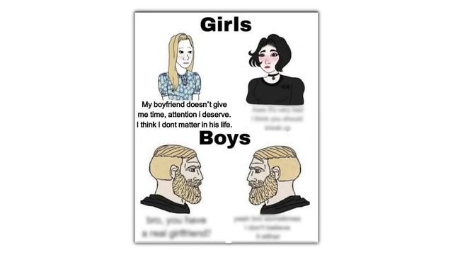 Boys Vs Girls Memes смотреть онлайн