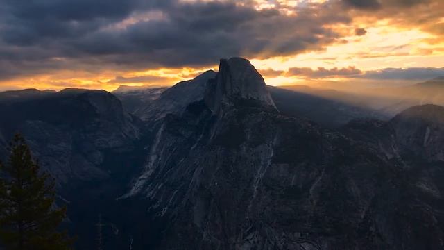 Yosemite Sunrise, glacier point смотреть онлайн