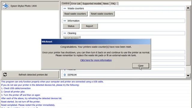 How To Reset Epson L380 Free Wit Wic Reset With Free Download Link смотреть онлайн