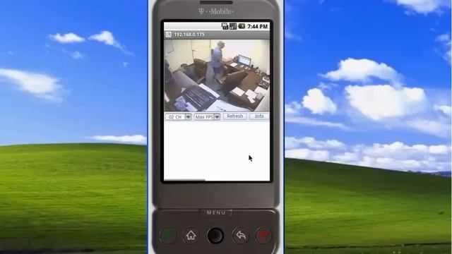 Android CCTV Camera Viewing via iDVR-PRO Security DVRs смотреть онлайн