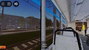 Roblox. Поездка на Московском трамвае на карте Russian tram city