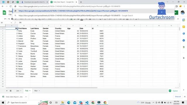Download specific sheet from Google Sheets смотреть онлайн