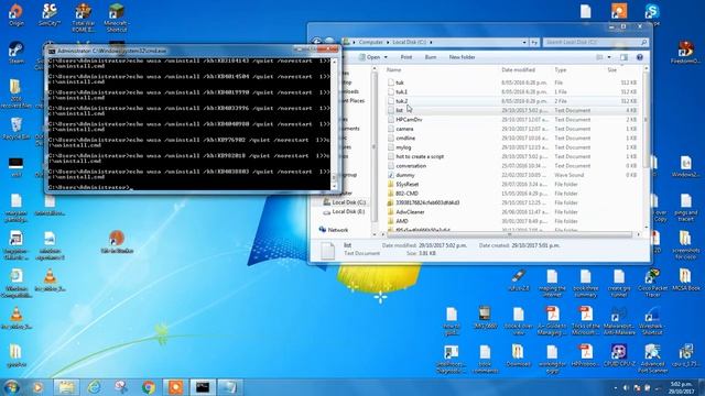Uninstall all updates - Windows 7 смотреть онлайн