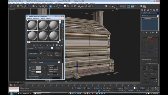Texturing Tutorial : 3D Studio Max to Crysis:Sandbox 2. Part 1 of 2. смотреть онлайн