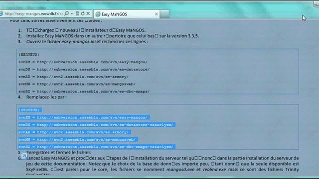 Tuto Creation Serveur Privée Wow Cataclysme 4.0.6 Easy Mangos
