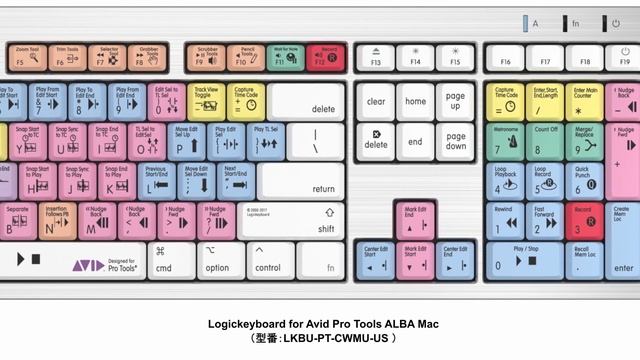 A Closer Look Logickeyboard (Avid Pro Tools ALBA Mac ) смотреть онлайн