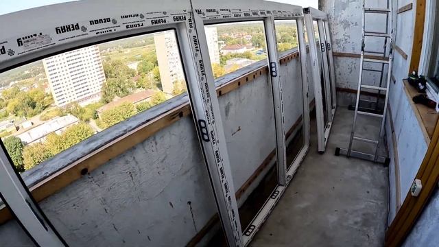 Крыша на балкон последнего 14 этажа/Ремонт крыши балкона своими руками/Теплое остекление на лоджию. смотреть онлайн