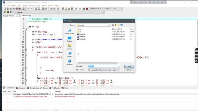 Id 1 return exit status on DEVC++ SOLVED![Error] |DEV C++|source planet смотреть онлайн