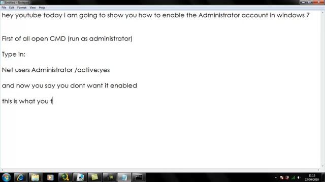 How to enable the Administrator account in Windows 7 [HD] смотреть онлайн