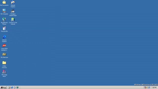 Microsoft Windows Millennium Build 2476 смотреть онлайн
