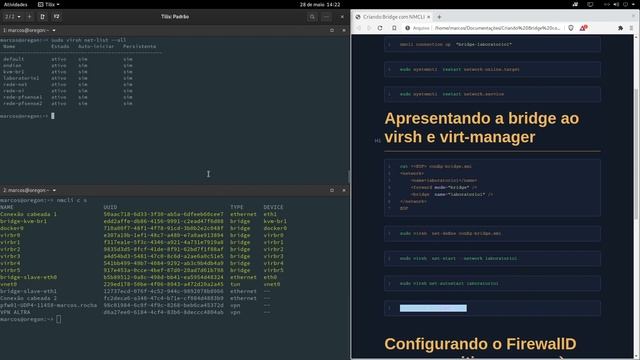 Criando interface bridge para o virt-manager com nmcli смотреть онлайн