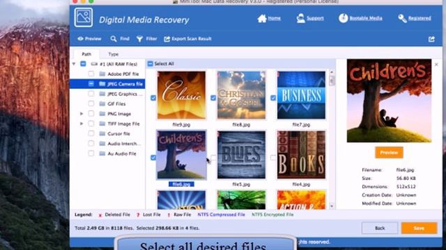 Digital Media Recovery on Mac OS X, MiniTool Mac Data Recovery смотреть онлайн
