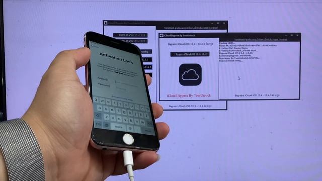 Bypass iCloud iOS 13.4 - 13.4.5 One Click By Tool TomUnlock V7.0 смотреть онлайн